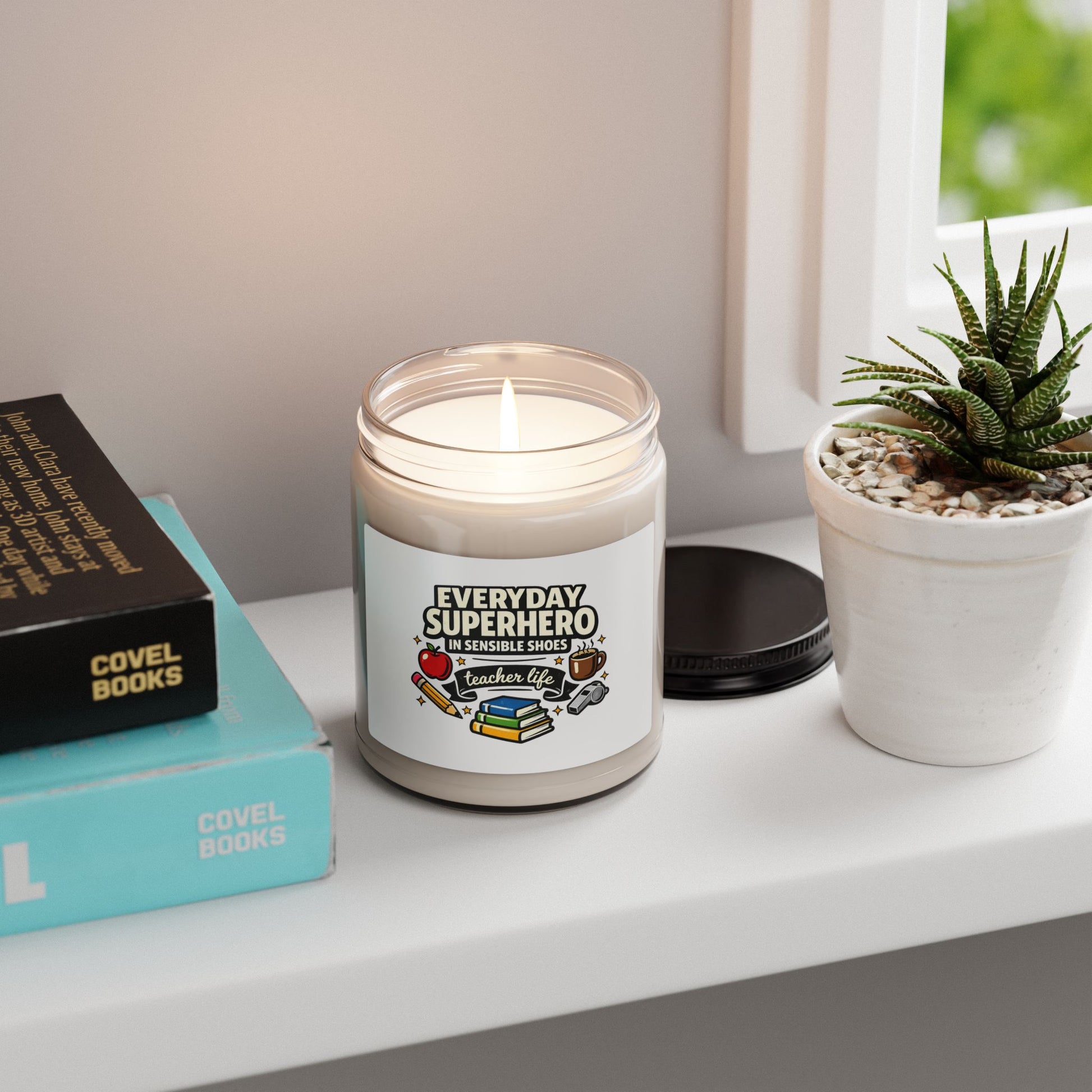 Everyday Superhero Teacher Life Candle | Teacher Appreciatio