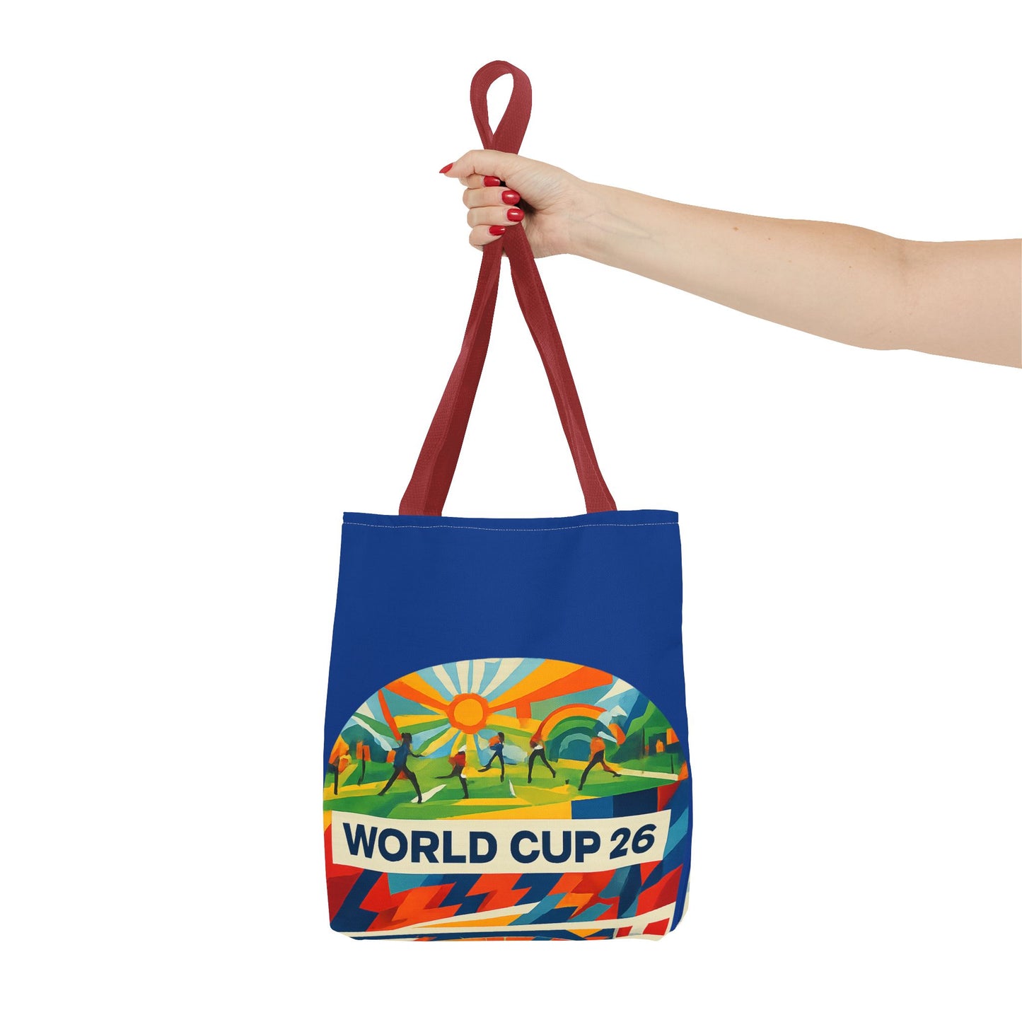World Cup 26 Tote Bag — Colorful Soccer Fan Shoulder Tote