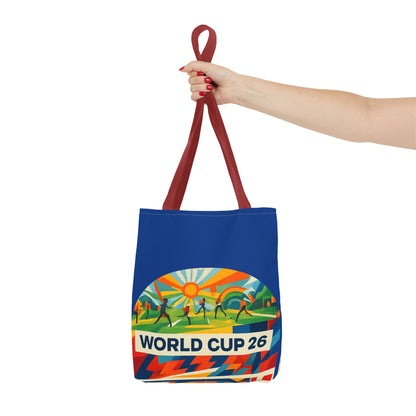 World Cup 26 Tote Bag — Colorful Soccer Fan Shoulder Tote