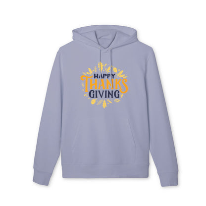 Thanksgiving Hoodie - "Happy Thanksgiving" Fall Leaves Holid