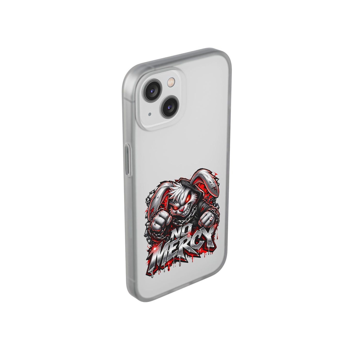 No Mercy Bunny Phone Case - Aggressive Gamer Graphic iPhone 