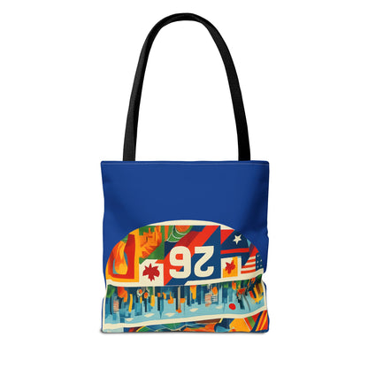 World Cup 26 Tote Bag — Colorful Soccer Fan Shoulder Tote