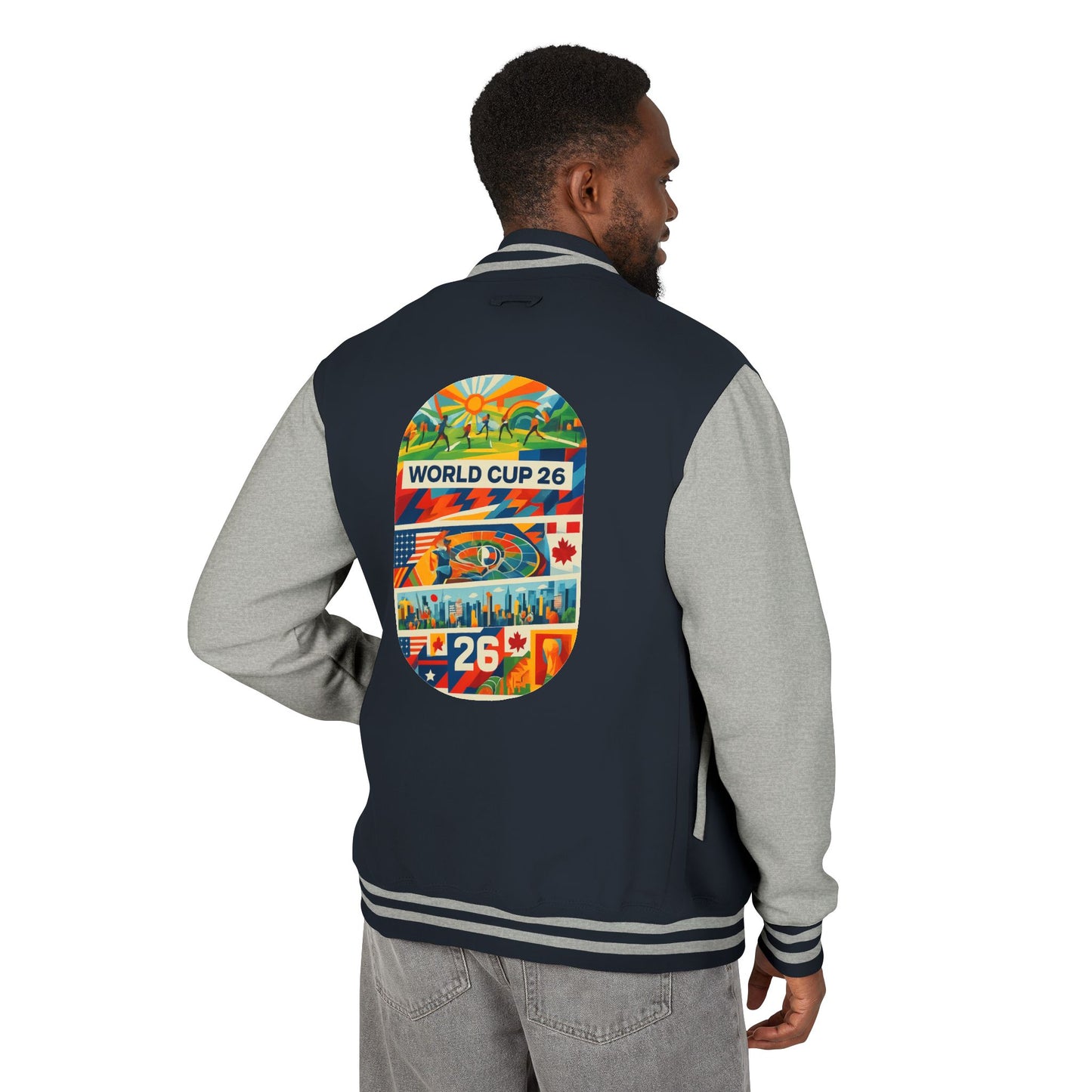 World Cup 2026 Letterman Jacket — Retro Crest Varsity Jacket