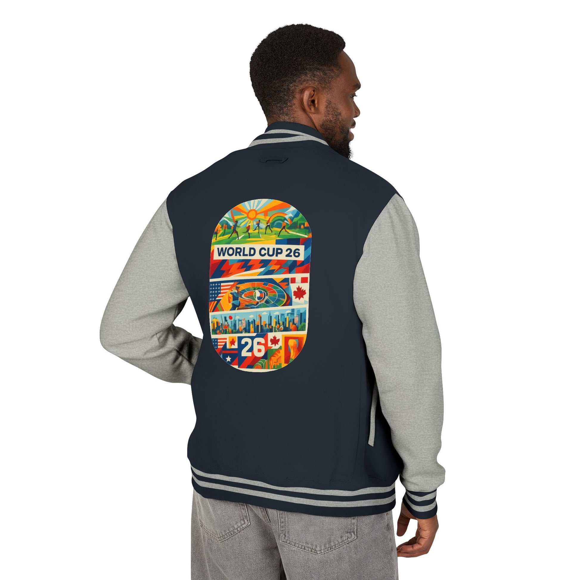 World Cup 2026 Letterman Jacket — Retro Crest Varsity Jacket