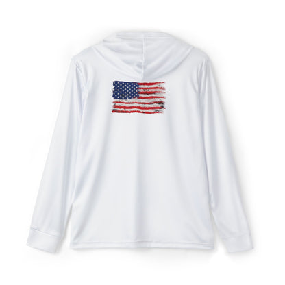 NBA Essentials Men's Warmup Hoodie — USA Flag Back Sports Pullover