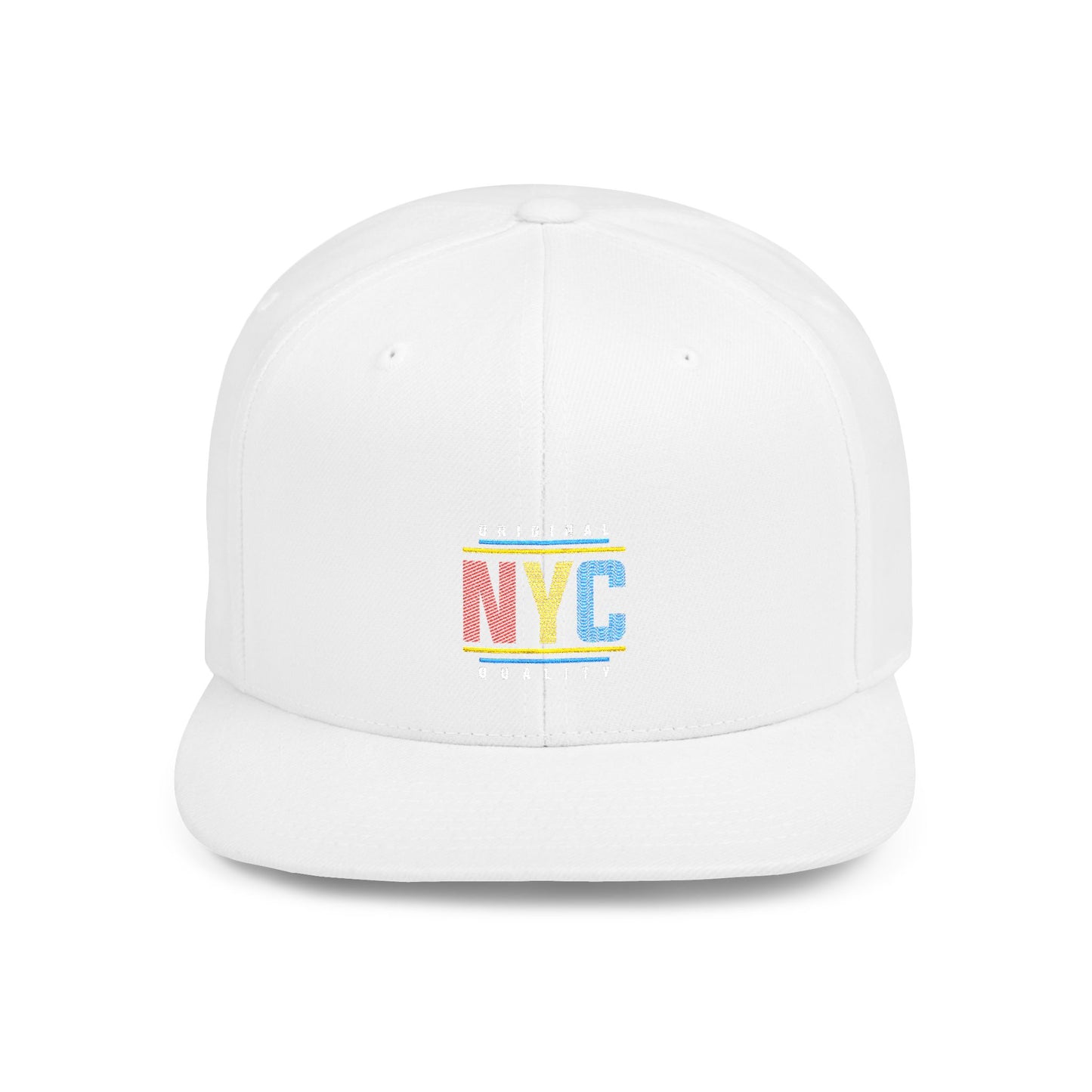 Brooklyn Retro Wave Flat Bill Snapback Hat