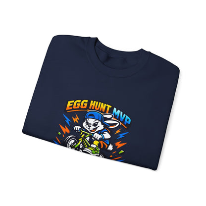 Egg Hunt MVP Sweatshirt | boys Easter shirt, egg hunter grap