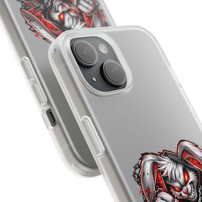 No Mercy Bunny Phone Case - Aggressive Gamer Graphic iPhone 