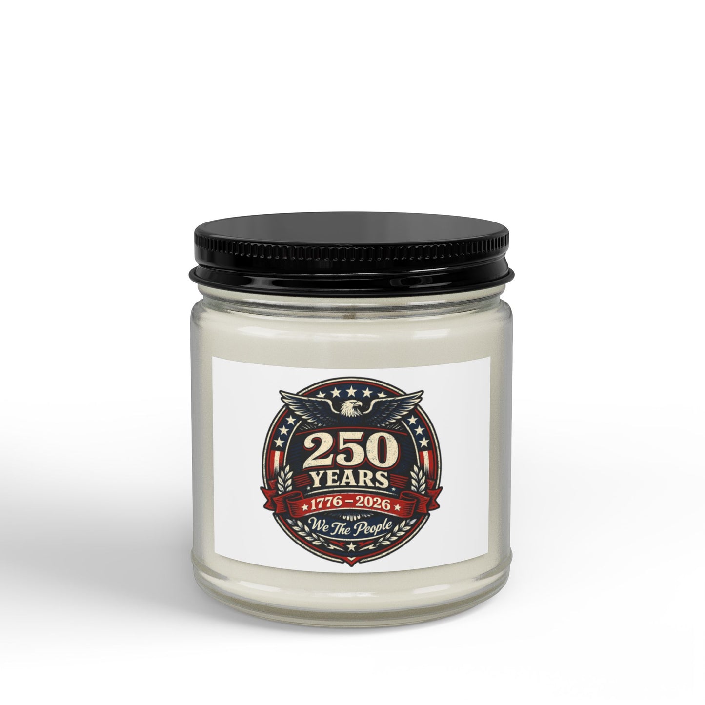 250 Years Commemorative Scented Soy Candle — Small Amber Jar