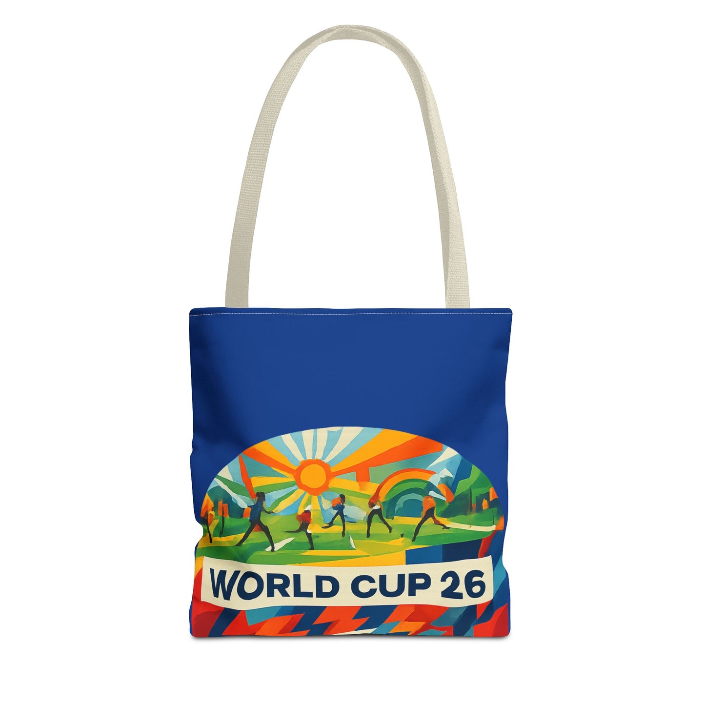 World Cup 26 Tote Bag — Colorful Soccer Fan Shoulder Tote