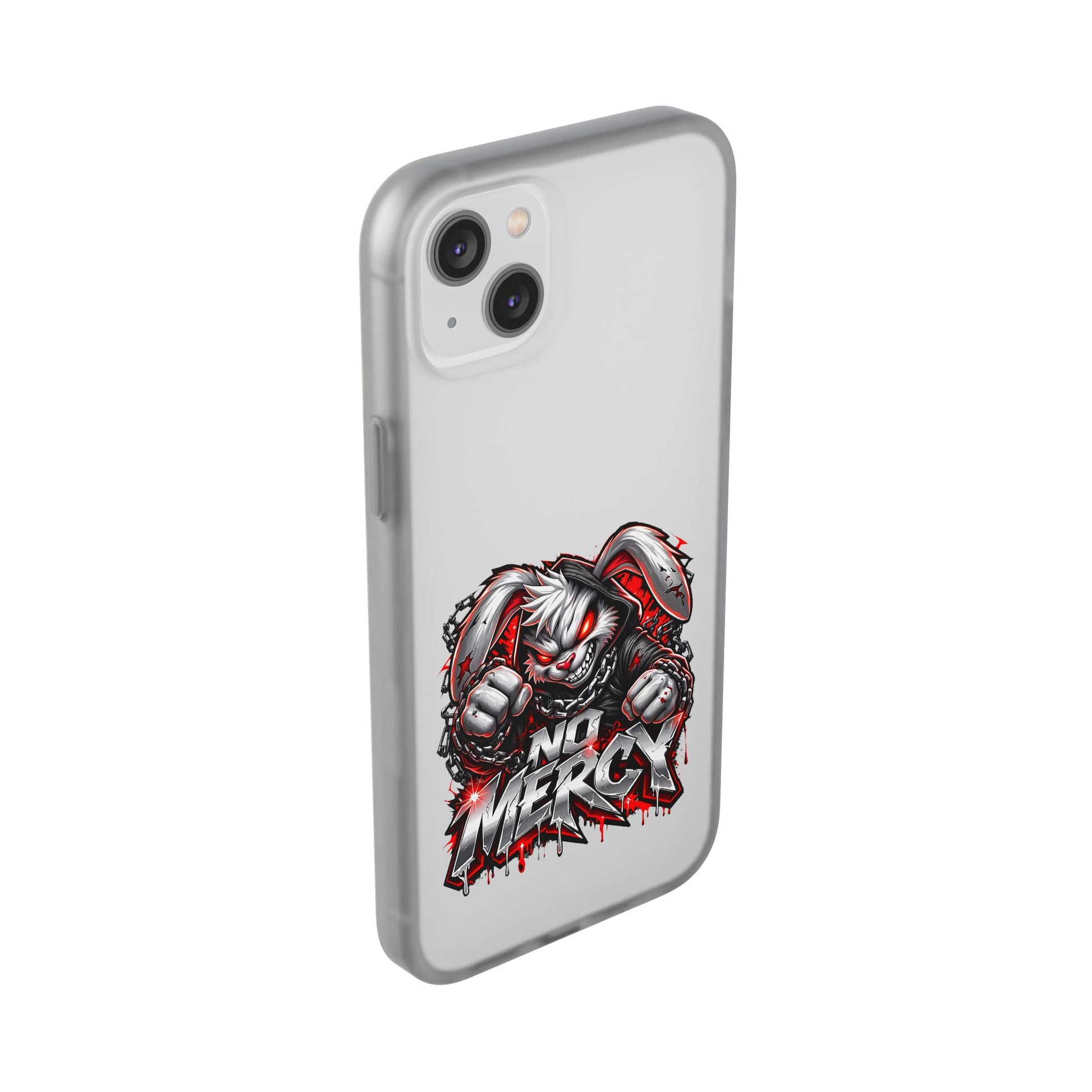No Mercy Bunny Phone Case - Aggressive Gamer Graphic iPhone 