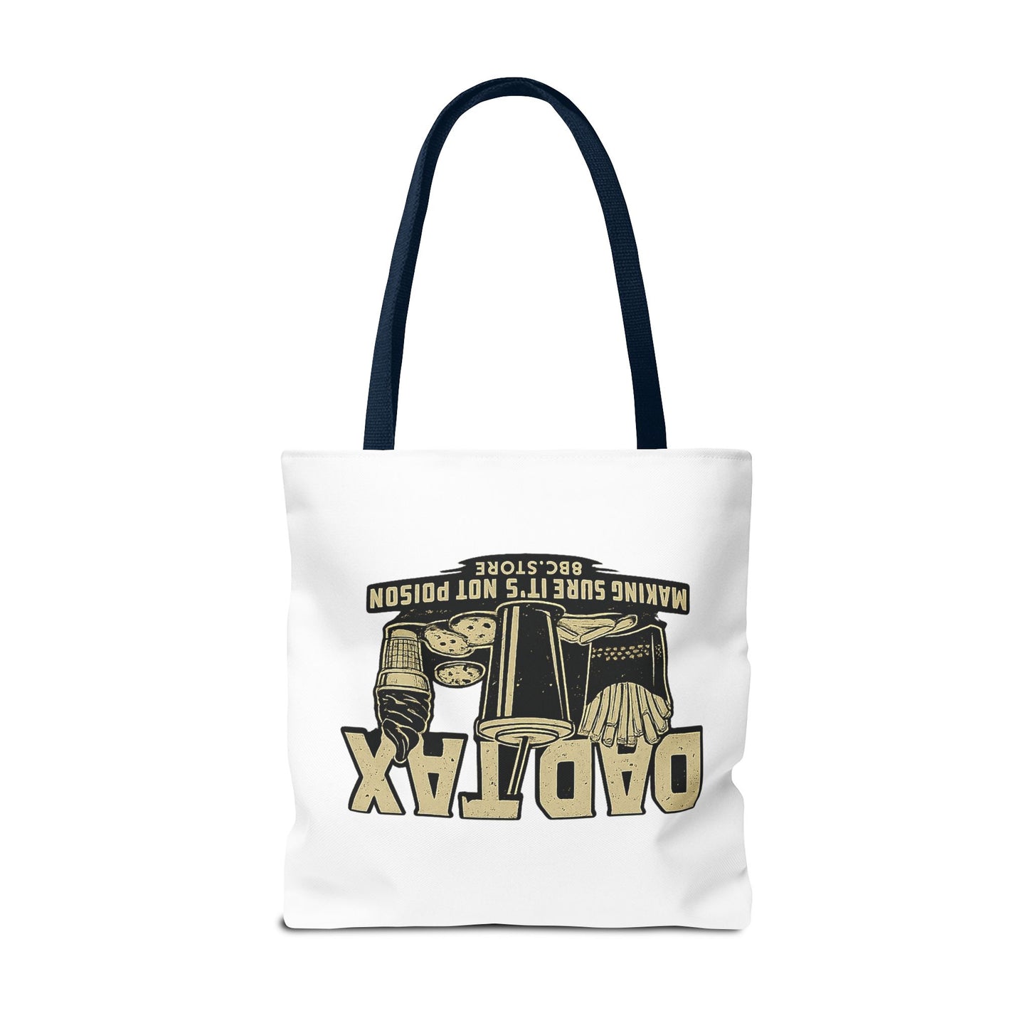 Gen X Tote Bag — “Raised on Hose Water and Neglect” Vintage Patriotic Reusable Shopper 