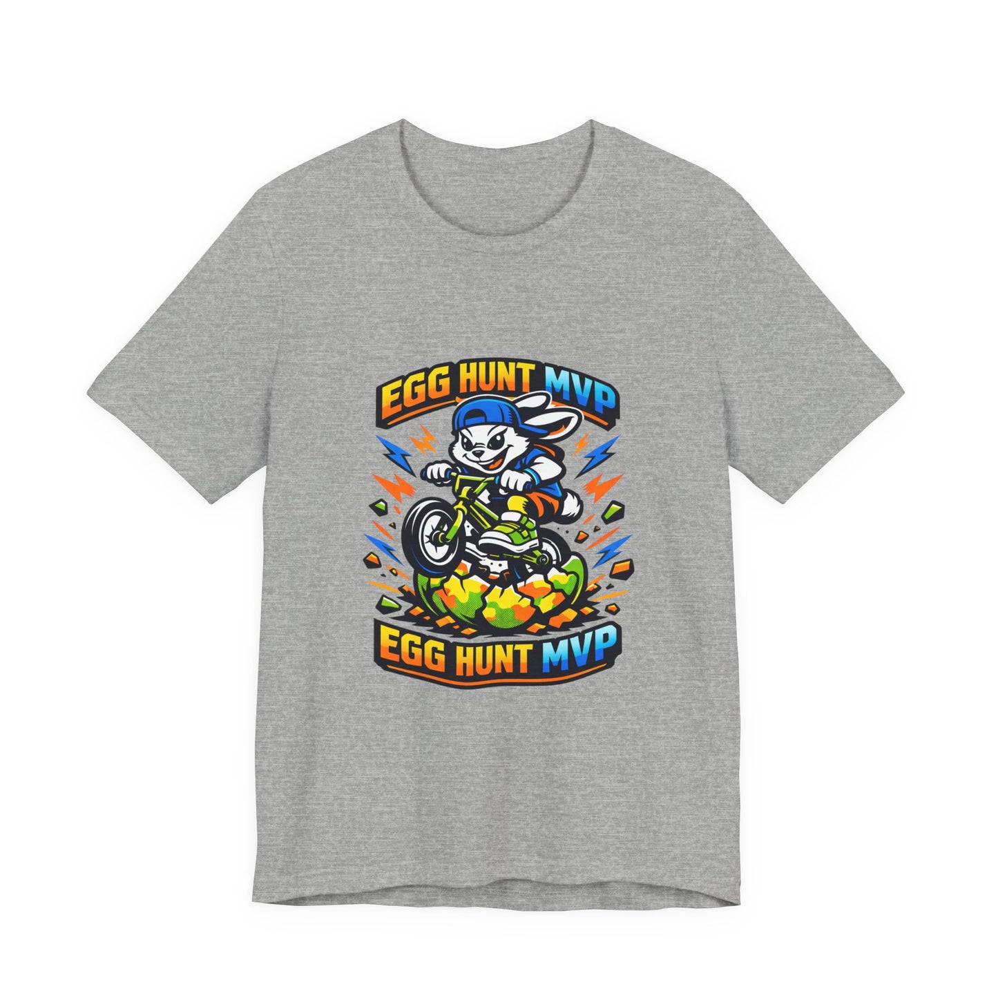 Egg Hunt MVP Tee | Boys Easter Graphic, Dino Egg Adventure
