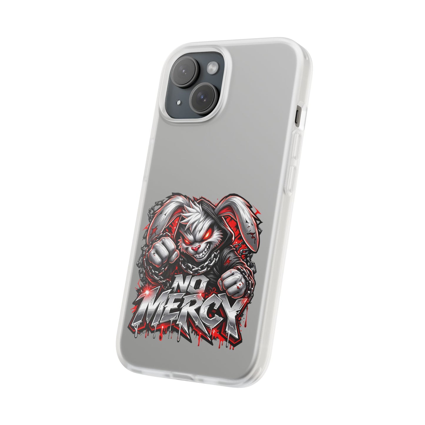 No Mercy Bunny Phone Case - Aggressive Gamer Graphic iPhone 