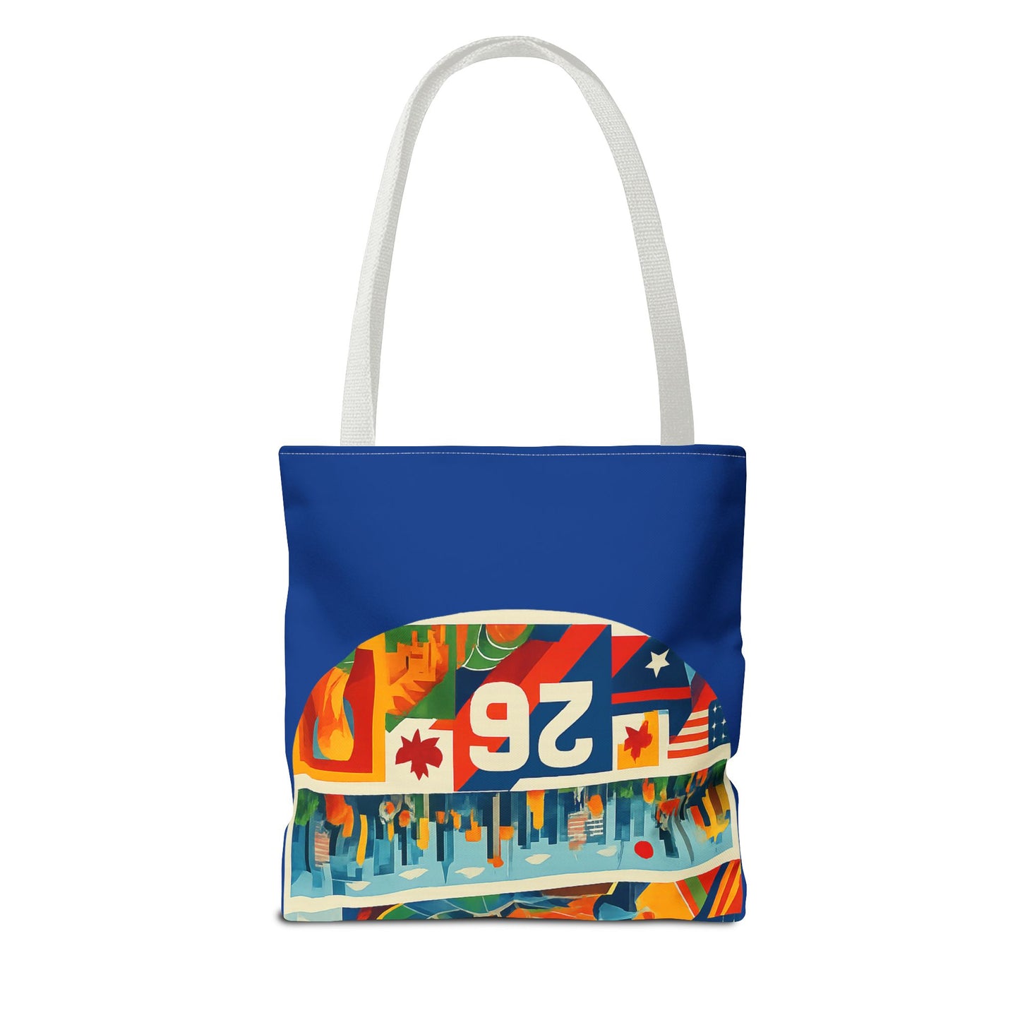 World Cup 26 Tote Bag — Colorful Soccer Fan Shoulder Tote