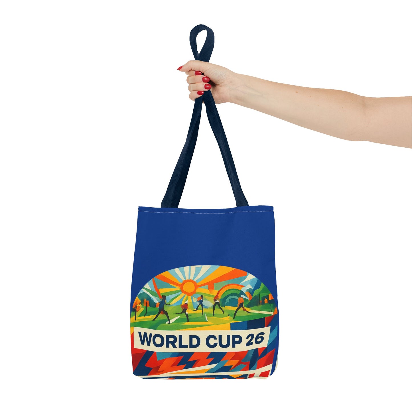 World Cup 26 Tote Bag — Colorful Soccer Fan Shoulder Tote