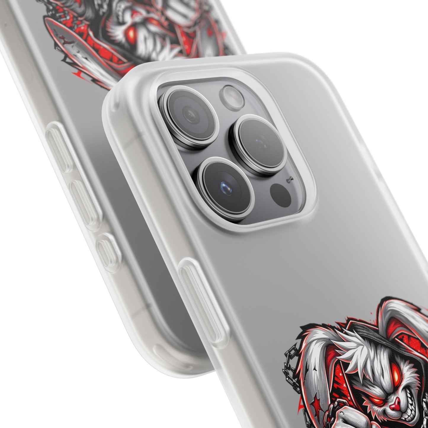 No Mercy Bunny Phone Case - Aggressive Gamer Graphic iPhone 