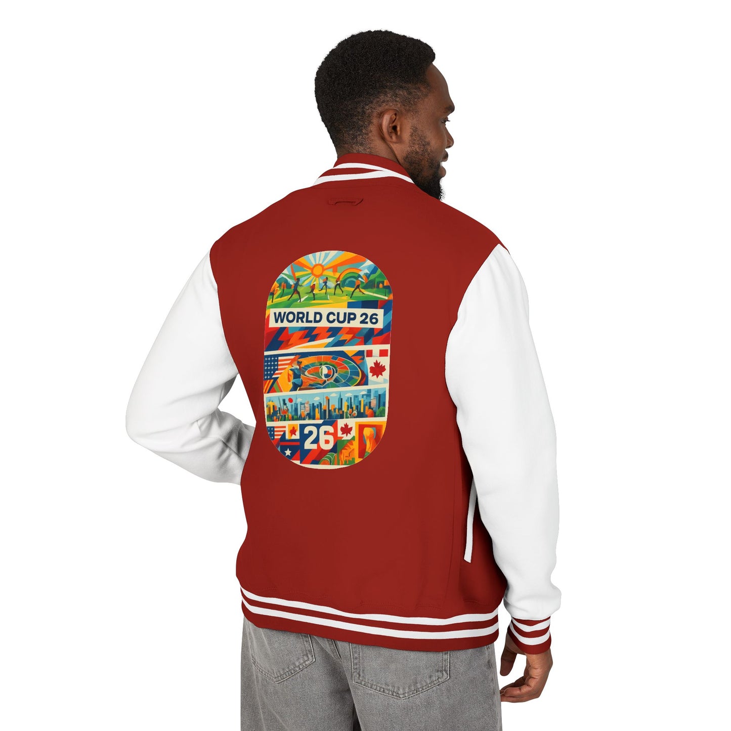 World Cup 2026 Letterman Jacket — Retro Crest Varsity Jacket