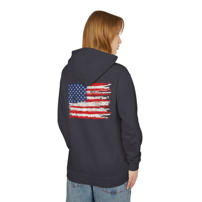 Freedom Hoodie — American Flag Patriotic Hooded Sweatshirt 