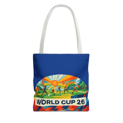 World Cup 26 Tote Bag — Colorful Soccer Fan Shoulder Tote