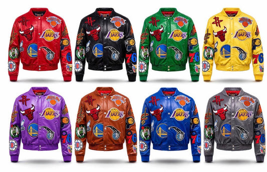 NBA Patchwork Varsity Jacke