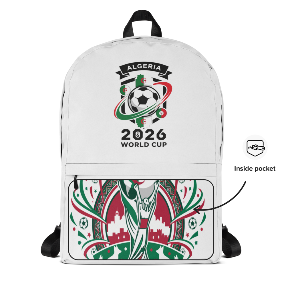 Algeria WM 2026 Backpack | Laptop Backpack 15"