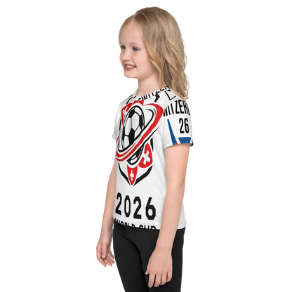 Switzerland WM 2026 Kids T-Shirt | Kids Fan Shirt