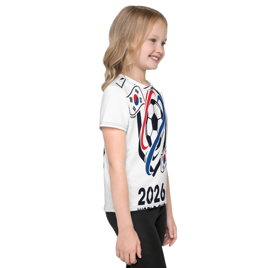 South Korea WM 2026 Kids T-Shirt | Kids Fan Shirt