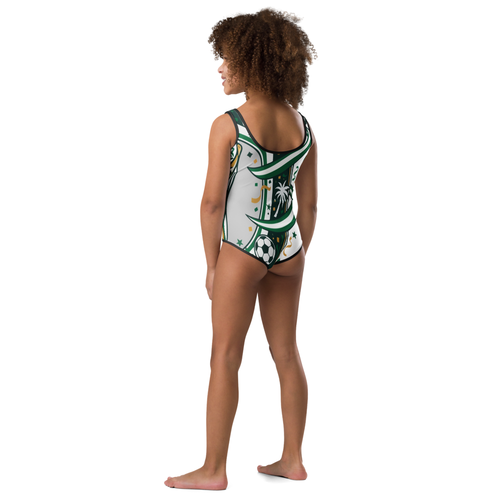 Saudi Arabia WM 2026 Kids Swimsuit | Girls Swimsuit
