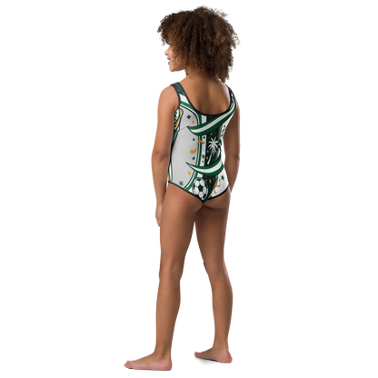 Saudi Arabia WM 2026 Kids Swimsuit | Girls Swimsuit