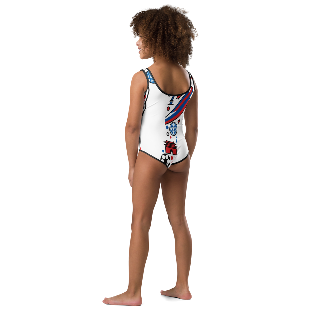 South Korea WM 2026 Kids Swimsuit | Girls Swimsuit