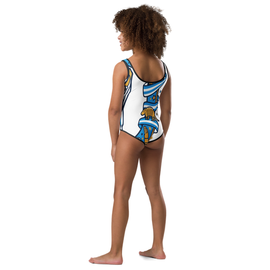 Uruguay WM 2026 Kids Swimsuit | Girls Swimsuit