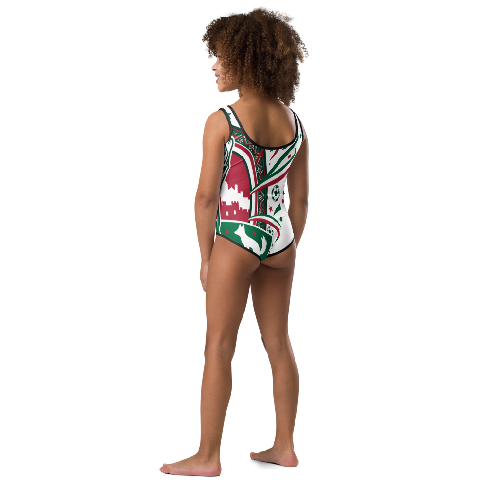 Algeria WM 2026 Kids Swimsuit | Girls Swimsuit