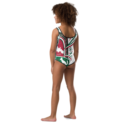 Algeria WM 2026 Kids Swimsuit | Girls Swimsuit