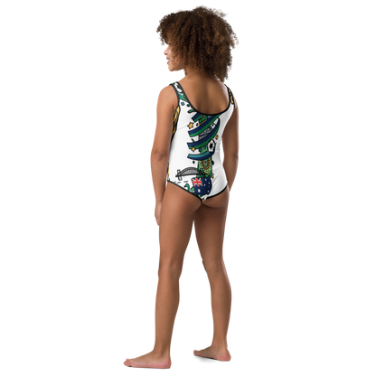 Australia WM 2026 Kids Swimsuit | Girls Swimsuit