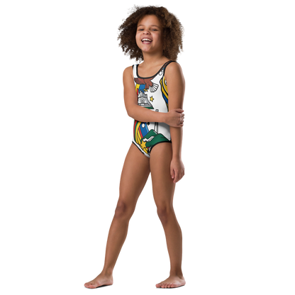Ecuador WM 2026 Kids Swimsuit | Girls Swimsuit