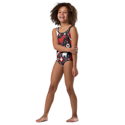 Switzerland WM 2026 Kids Swimsuit | Girls Swimsuit