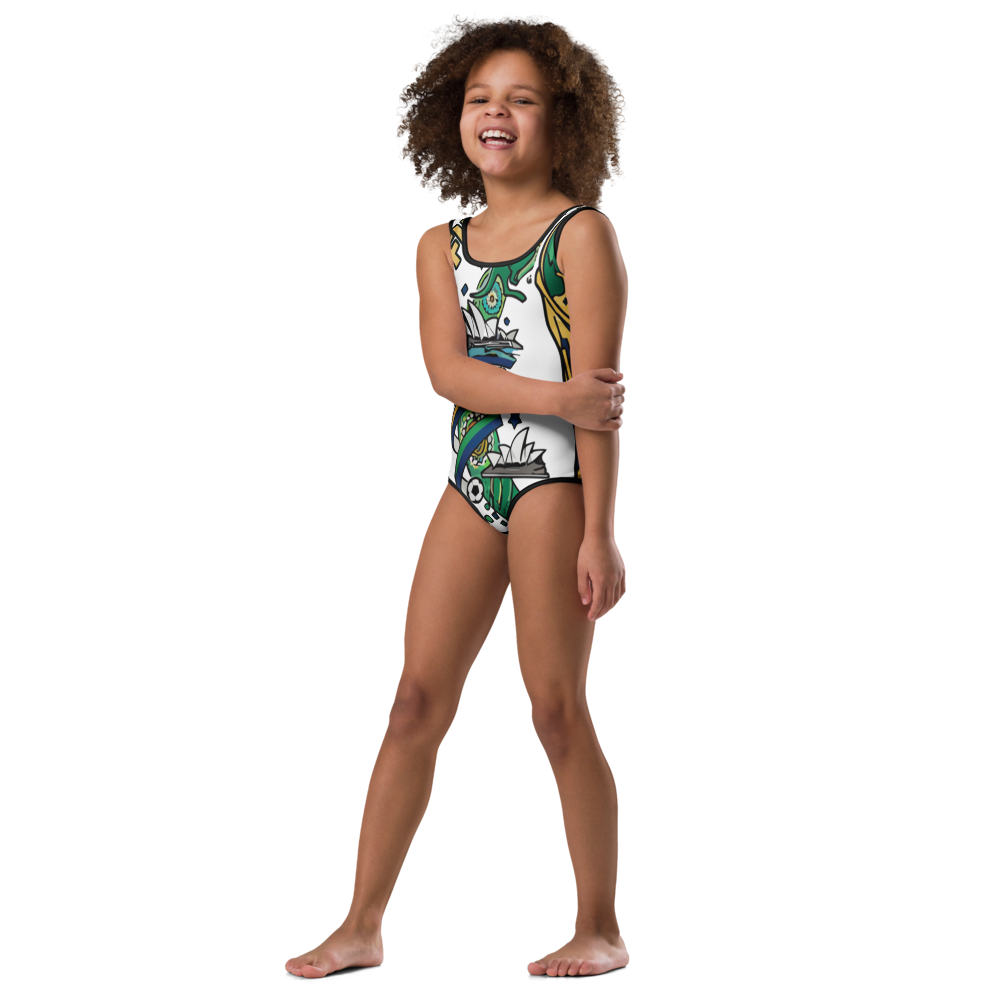 Australia WM 2026 Kids Swimsuit | Girls Swimsuit