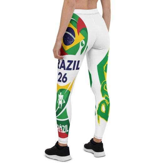 Brazil WM 2026 Leggings – Premium All-Over Print Sport Leggings