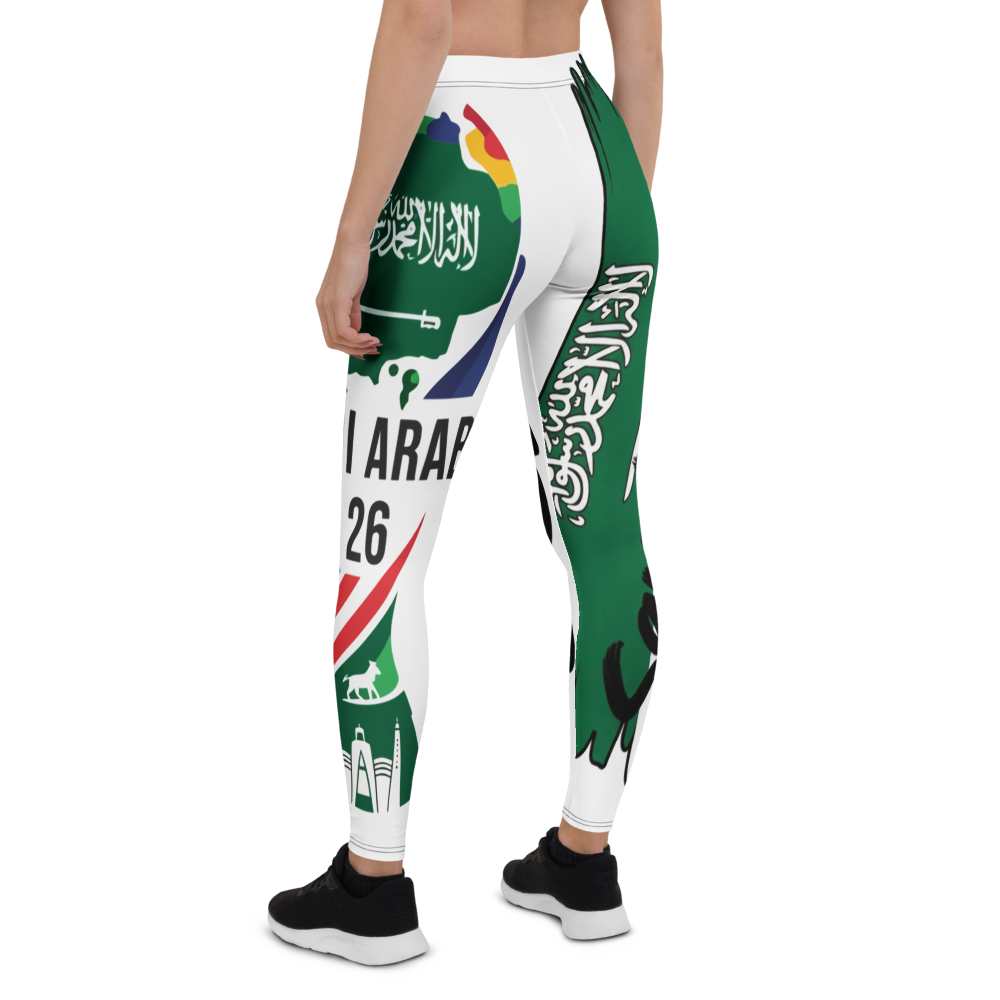 Saudi Arabia WM 2026 Leggings – Premium All-Over Print Sport Leggings