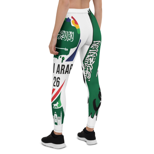 Saudi Arabia WM 2026 Leggings – Premium All-Over Print Sport Leggings