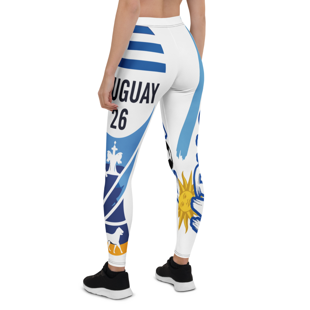Uruguay WM 2026 Leggings | Premium All-Over Print Sport-Leggings