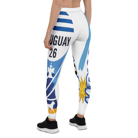 Uruguay WM 2026 Leggings | Premium All-Over Print Sport-Leggings
