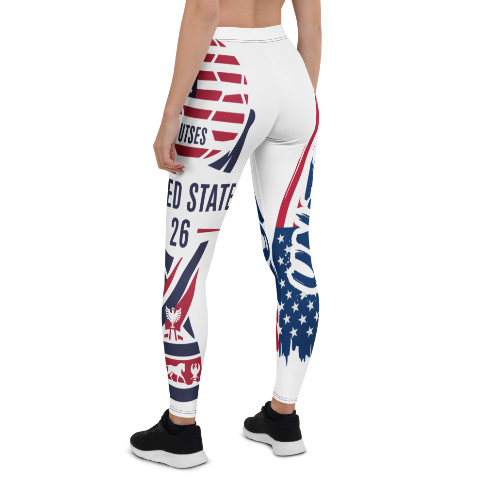 USA WM 2026 Leggings | Premium All-Over Print Sport-Leggings