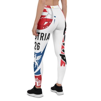 Austria WM 2026 Leggings – Premium All-Over Print Sportleggings