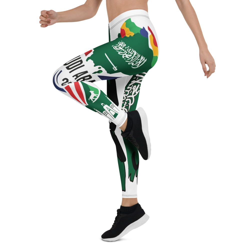 Saudi Arabia WM 2026 Leggings – Premium All-Over Print Sport Leggings