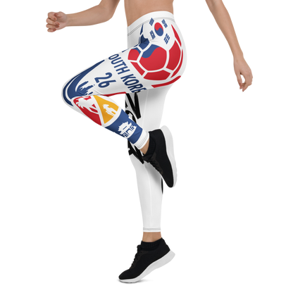 Südkorea WM 2026 Leggings | Premium All-Over Print Sport-Leggings