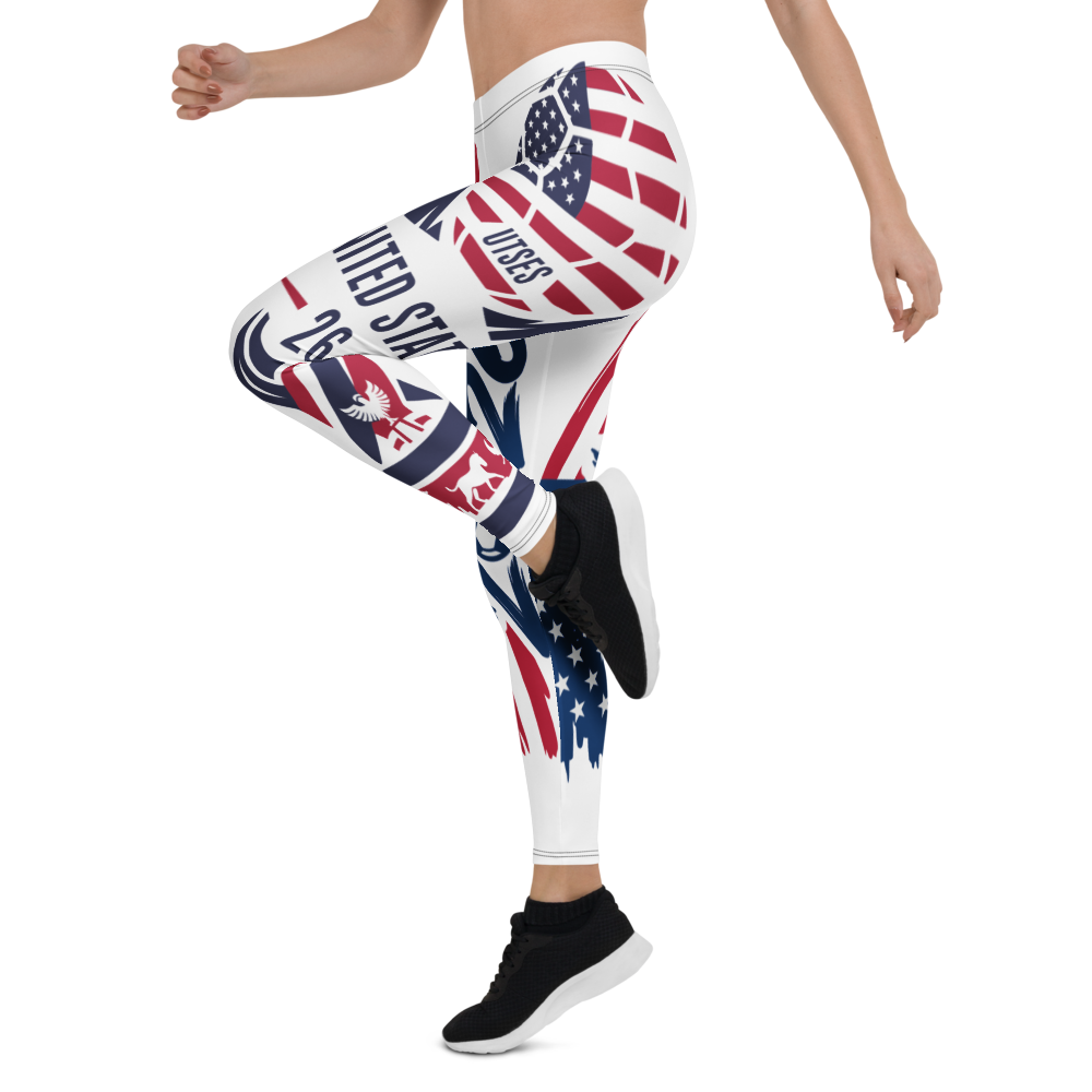 USA WM 2026 Leggings | Premium All-Over Print Sport-Leggings