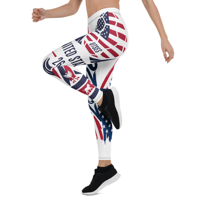 USA WM 2026 Leggings | Premium All-Over Print Sport-Leggings