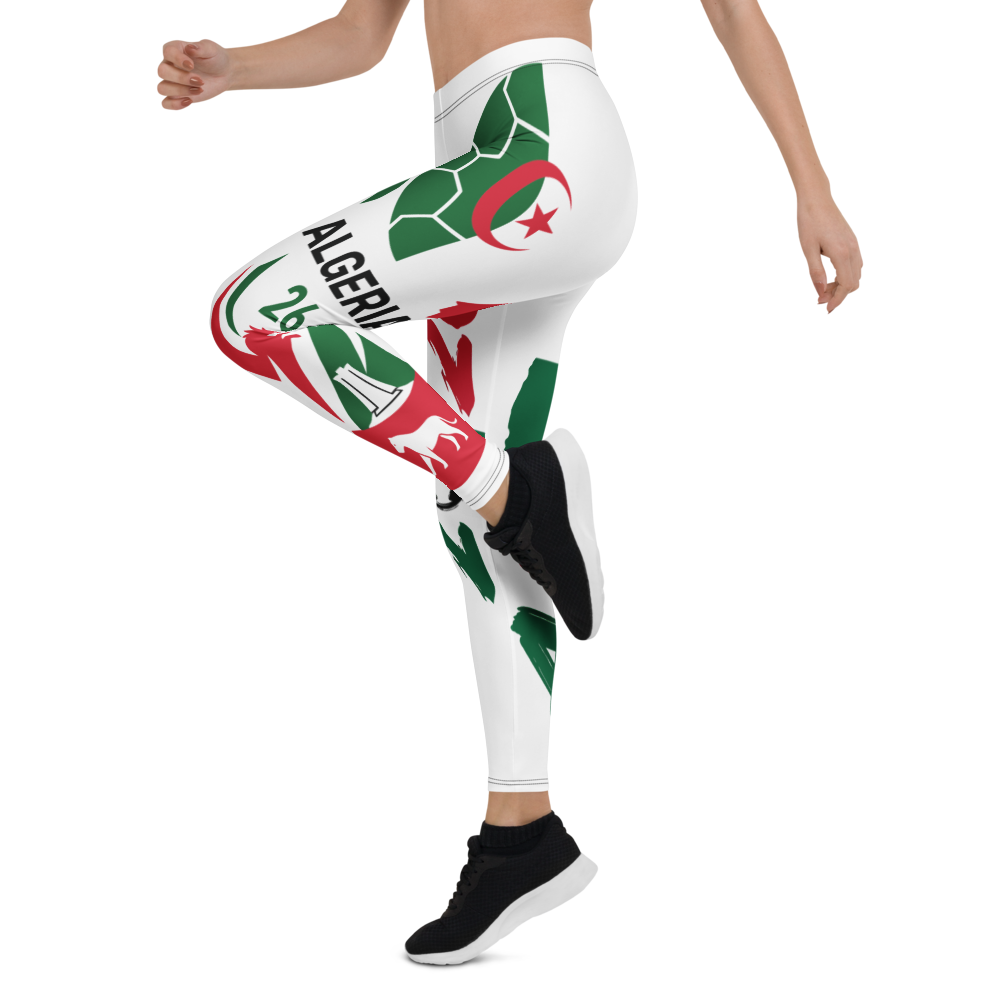 Algerien WM 2026 Leggings | Premium All-Over Print Sport-Leggings